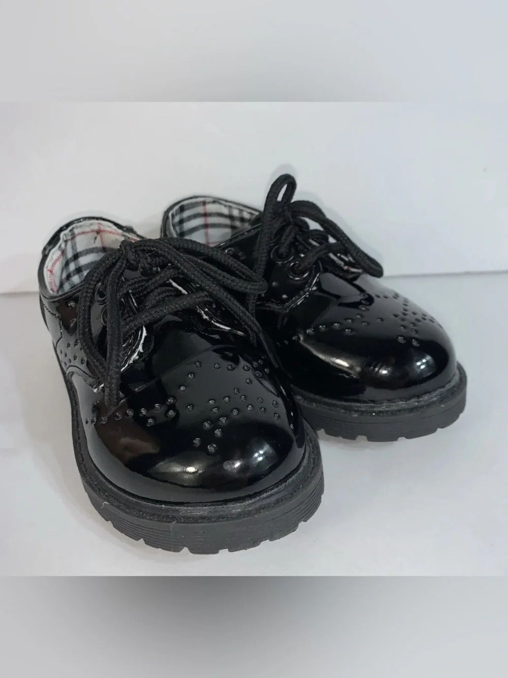 Boy's Girl's Classic Lace-Up Oxford Shoes  School Uniform Flats Loafer 6.5US/23E